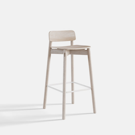 Jasny Barstool (White Wash)