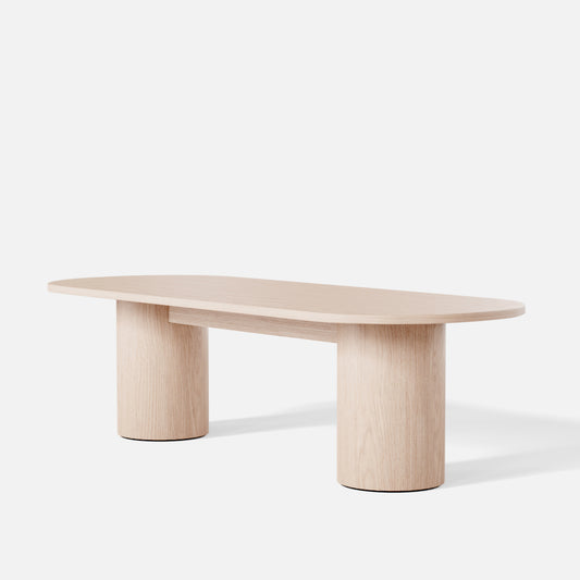 Gathering Table Round Base (2700L - Natural Oak)